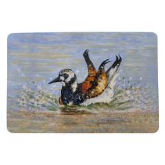 Beach Bird Bath Door Mat 18x26