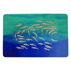 Schooling Fish Door Mat 18x26