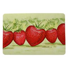 Strawberries Door Mat 18x26