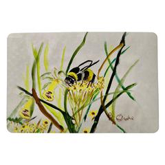 Bee & Flower Door Mat 18x26