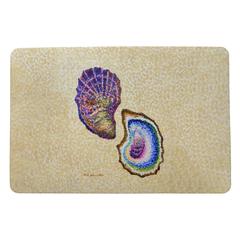 Two Oysters Door Mat 18x26