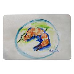Shrimp Plate Door Mat 18x26