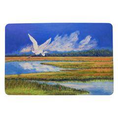 Flying Egret Door Mat 18x26