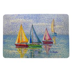 Sailboat Colors Door Mat 18x26