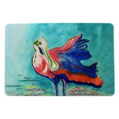 Spoonbill Looking Door Mat 18x26