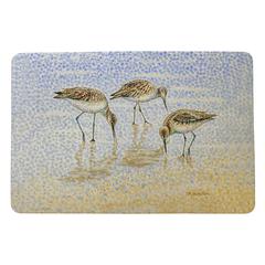 Willet Sandpipers Feeding Door Mat 18x26