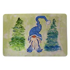 Gnome & Christmas Trees Door Mat 18x26