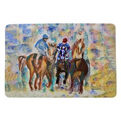 Three Racing II Door Mat 18x26