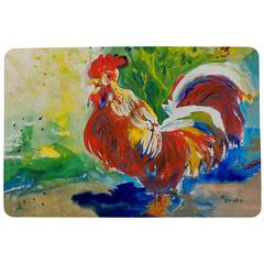 Red Rooster Door Mat 18x26