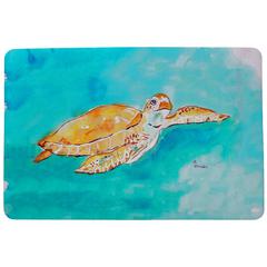 Brown Sea Turtle Door Mat 18x26