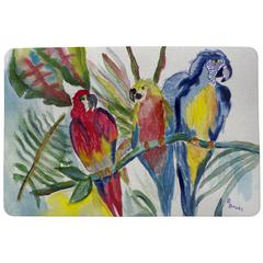 Parrot Family Door Mat 18x26
