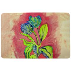 Tulips in Peach Door Mat 18x26