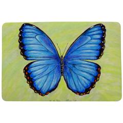 Dick's Blue Morpho Door Mat 18x26