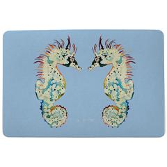 Betsy's Sea Horses Door Mat 18x26