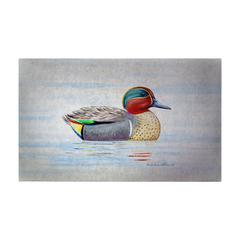 Green Wing Teal Door Mat 18x26
