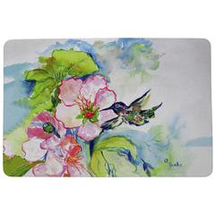 Hummingbird & Hibiscus Door Mat 18x26