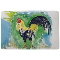 Bantam Rooster Door Mat 18x26