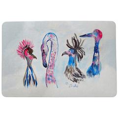 Loony Birds Doormat 18x26