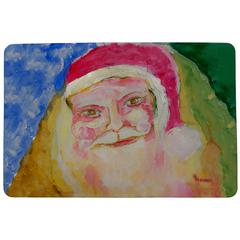 Santa Face Door Mat 18x26