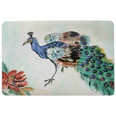 Betsy's Peacock Door Mat 18x26