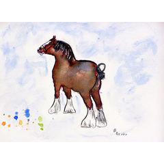 Clydesdale Door Mat 18x26