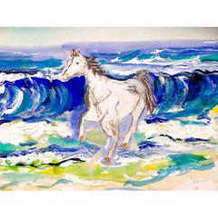 Horse & Surf Door Mat 18x26