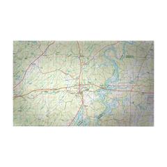 Logan Martin Lake, AL Nautical Map Door Mat 18x24
