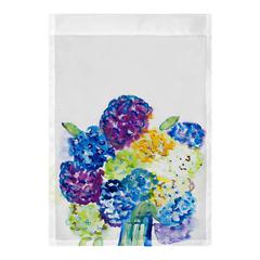 Betsy's Hydrangea Flag 12.5x18