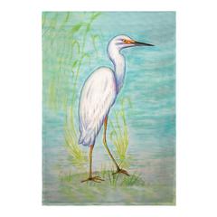 Snowy Egret Flag 12.5x18