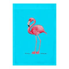Flamingo on Teal Flag 12.5x18