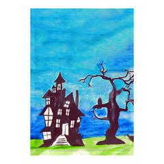 Haunted House Flag 12.5x18