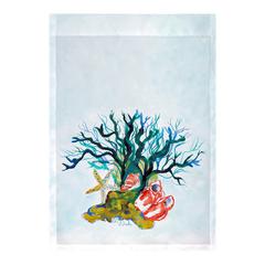 Starfish, Coral, Shells Flag 12.5x18