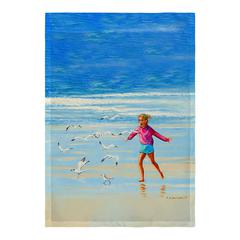 Chasing Gulls Flag