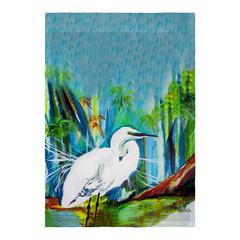 Acyrlic Egret Flag
