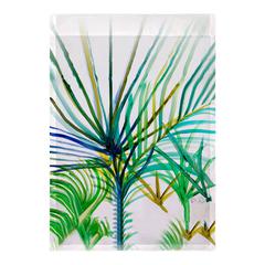 Teal Palms Flag 12.5x18