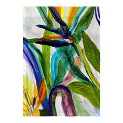 Teal Paradise II Flag 12.5x18