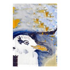 Gull Portrait Right Flag 12.5x18