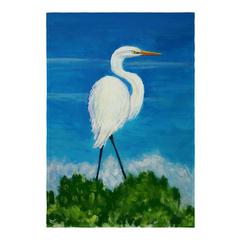 Great Egret Flag 12.5x18