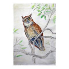 Great Horned Owl Large Flag