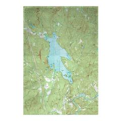 Newfound Lake, NH Nautical Map Large Flag
