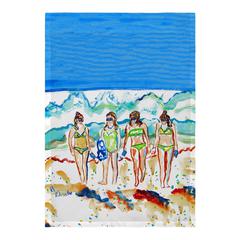 Girls Walking Flag 12.5x18