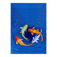 Swirling Koi Flag 12.5x18