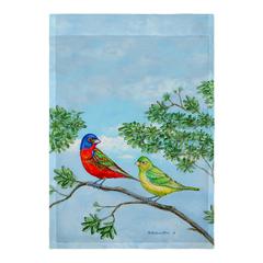 Pair of Buntings Flag 12.5x18