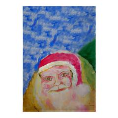 Santa Face Flag 12.5x18