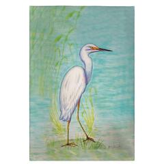 Snowy Egret Guest Towel
