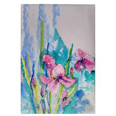 Pink Iris Guest Towel