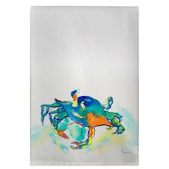 Orange Crab Guest Towel