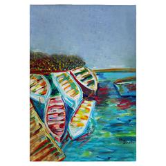 Six Rowboats Guest Towel