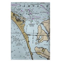 Anna Maria Island, FL Nautical Map Guest Towel