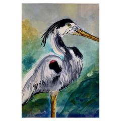 Betsy's Blue Heron Guest Towel